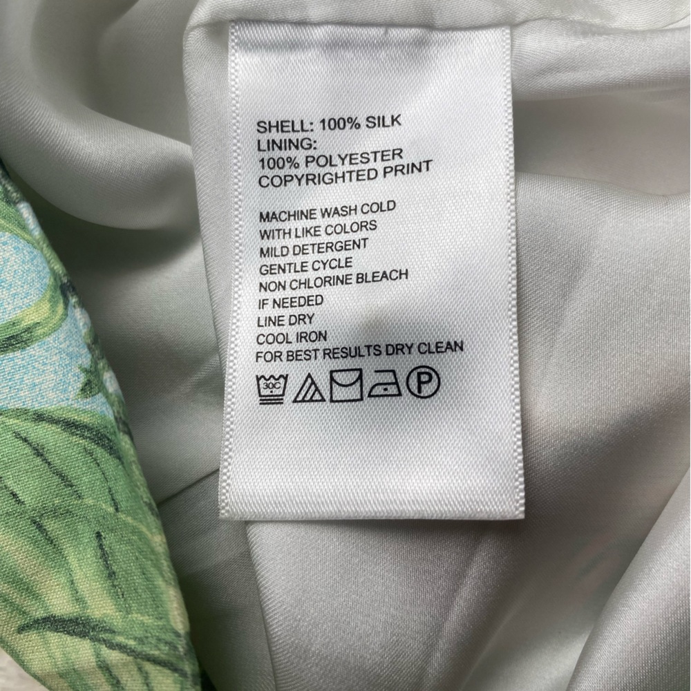 100% silk Tommy Bahama tropical dress. - Picture 5 of 7
